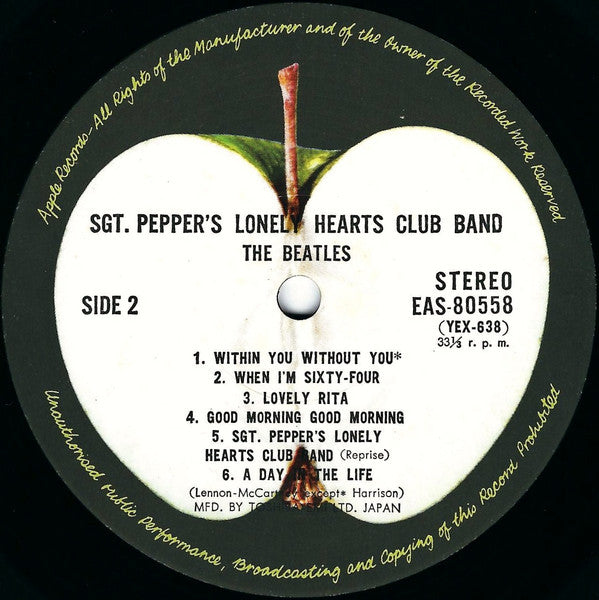 The Beatles - Sgt. Pepper's Lonely Hearts Club Band = サージェント・ペパーズ・ロンリー・ハーツ・クラブ・バンド