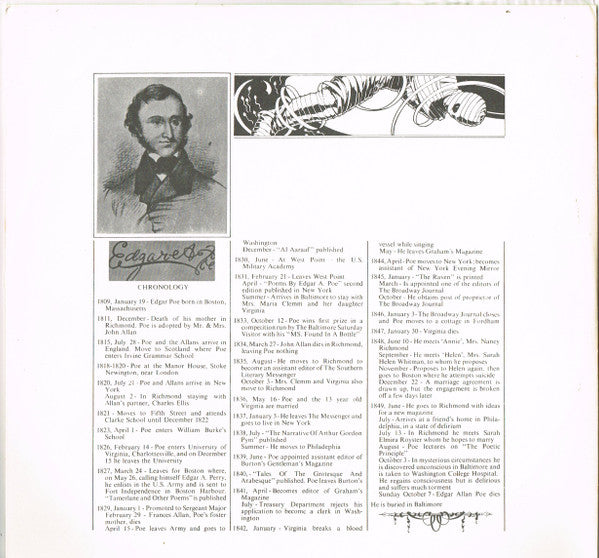 The Alan Parsons Project - Tales Of Mystery And Imagination - Edgar Allan Poe