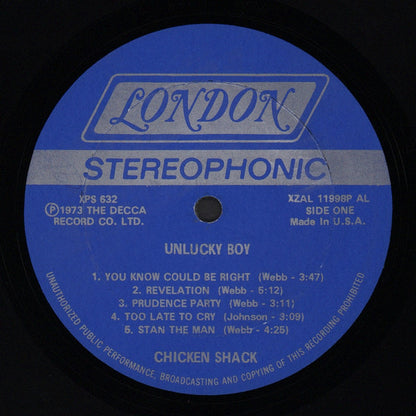 Chicken Shack - Unlucky Boy