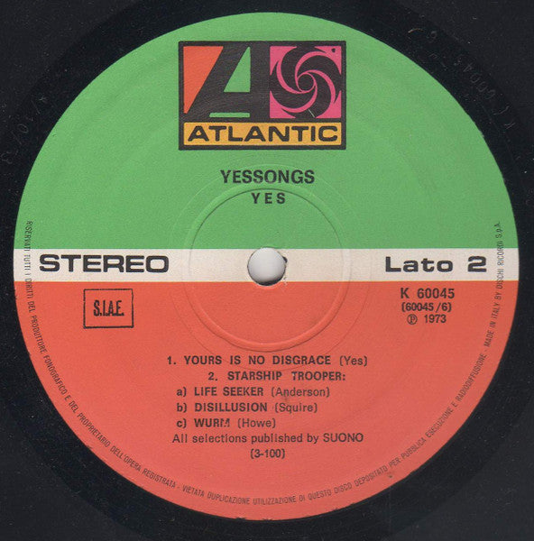 Yes - Yessongs