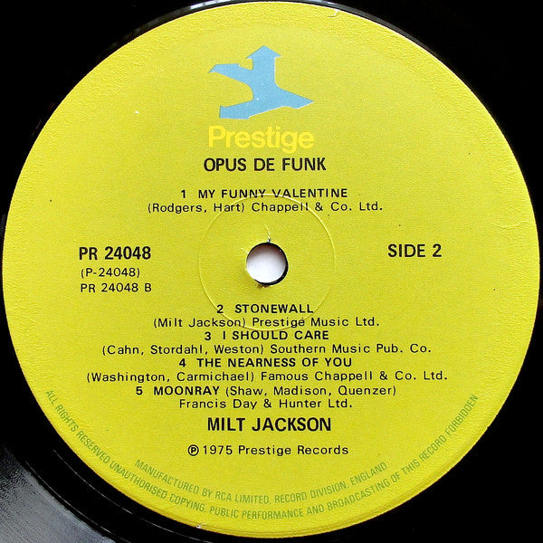 Milt Jackson - Opus De Funk