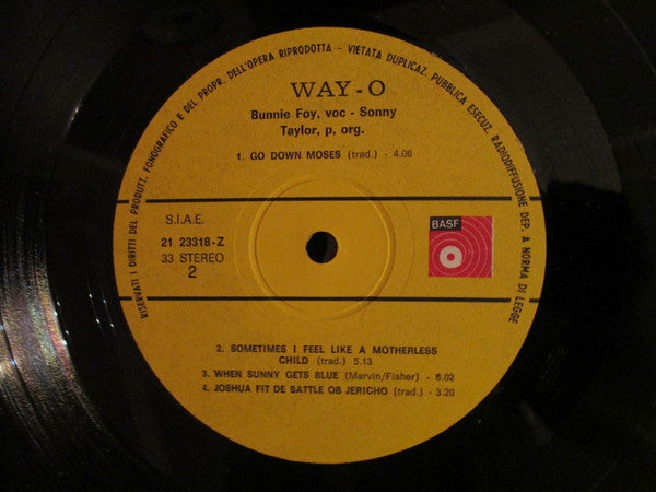 Shirley Bunnie Foy - Way-O