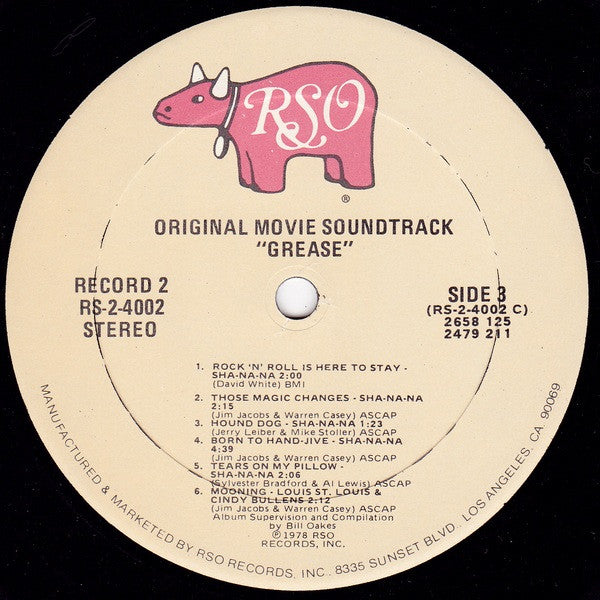 Various - Grease (The Original Soundtrack From The Motion Picture)