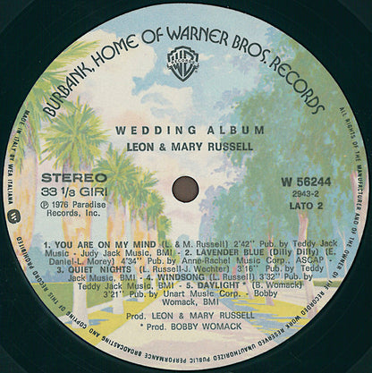 Leon & Mary Russell - Wedding Album