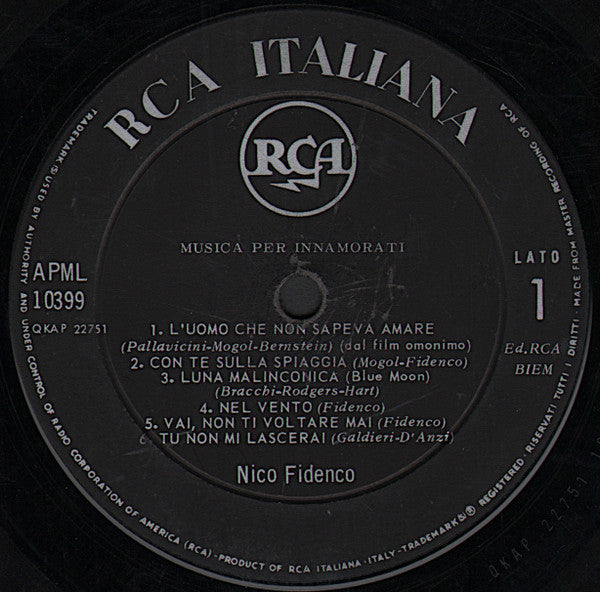 Nico Fidenco - Musica Per Innamorati