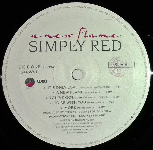Simply Red - A New Flame