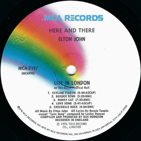 Elton John - Here And There