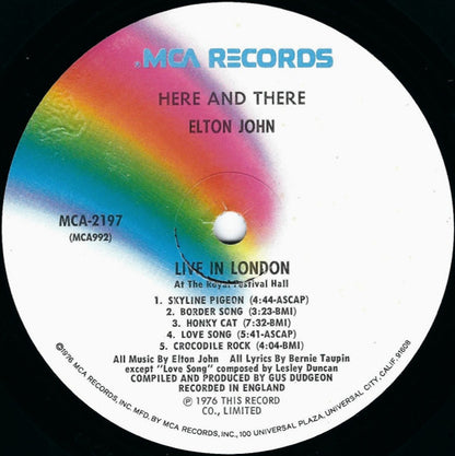 Elton John - Here And There