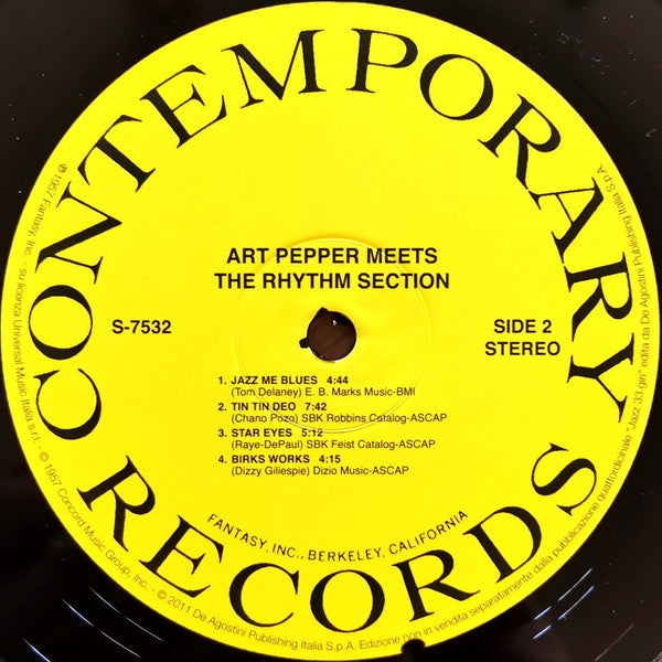 Art Pepper - Art Pepper Meets The Rhythm Section
