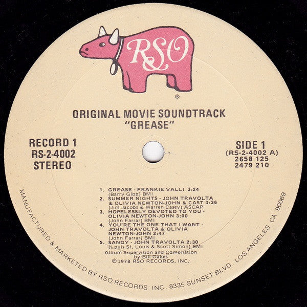 Various - Grease (The Original Soundtrack From The Motion Picture)