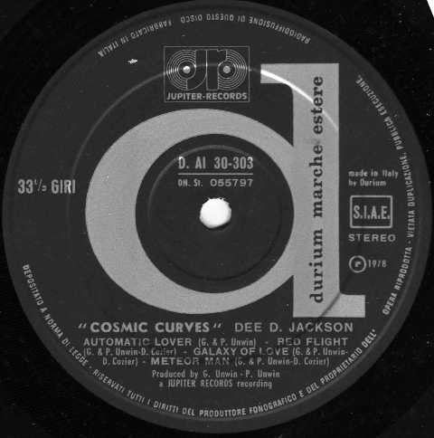 Dee D. Jackson - Cosmic Curves