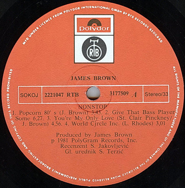 James Brown - Nonstop