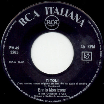 Ennio Morricone - Per Un Pugno Di Dollari (7")