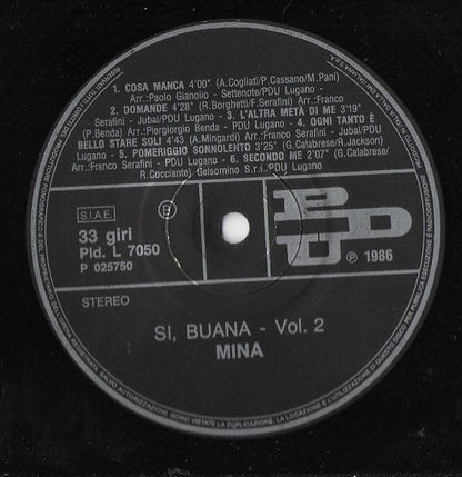 Mina - Si, Buana