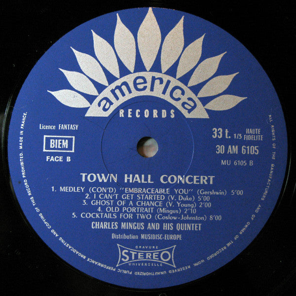 The Charles Mingus Quintet - Town Hall Concert