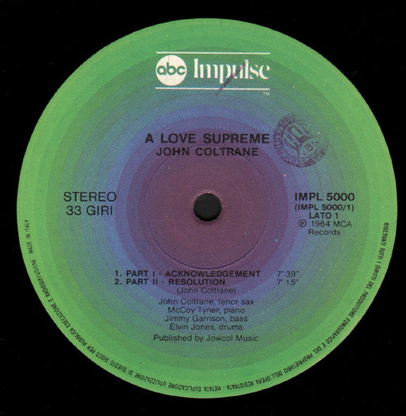 John Coltrane - A Love Supreme