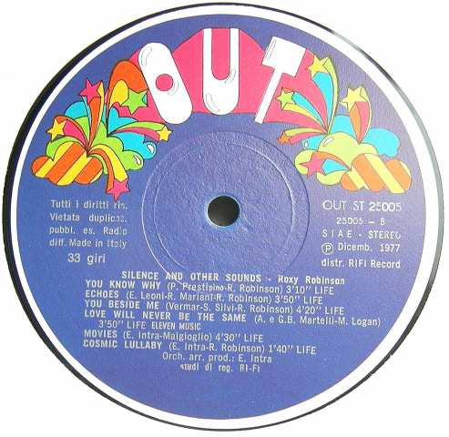 Roxy Robinson - Silence And Other Sounds