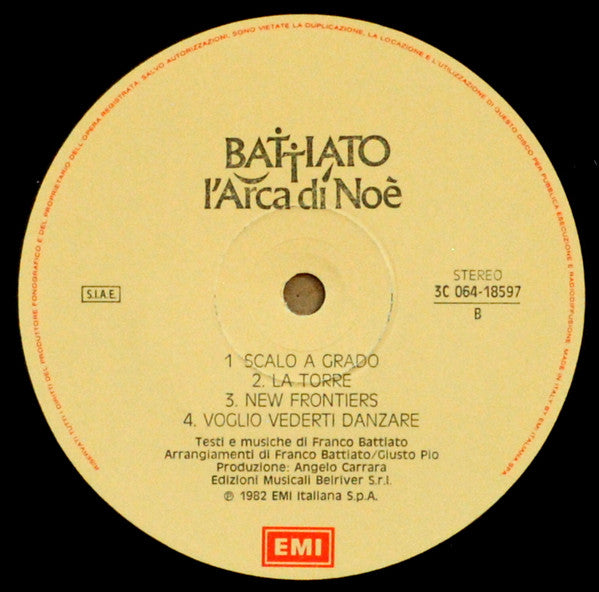 Franco Battiato - L'Arca Di Noè