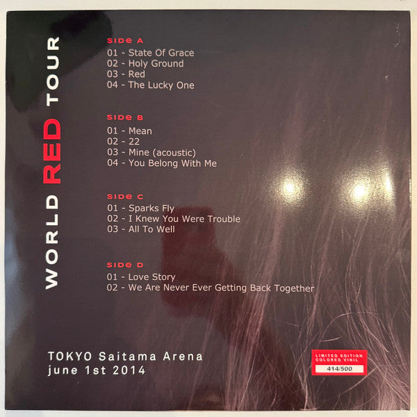 Taylor Swift - World Red Tour (nuovo)
