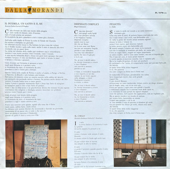 Lucio Dalla - Dalla / Morandi