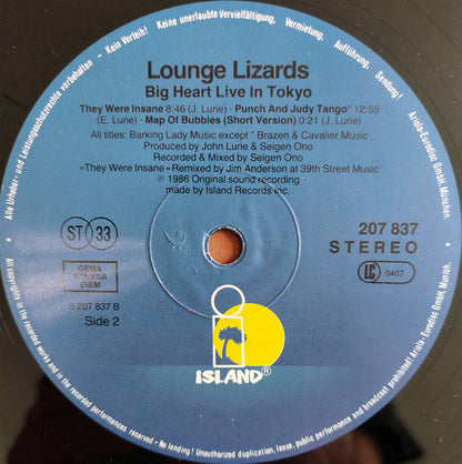Lounge Lizards - Big Heart