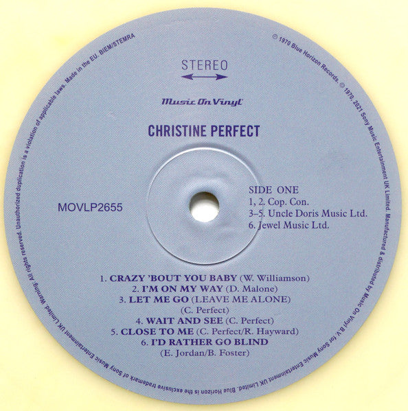 Christine Perfect - Christine Perfect (nuovo)