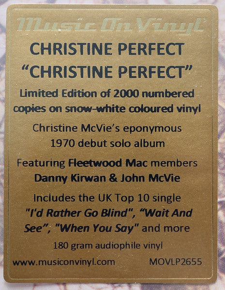 Christine Perfect - Christine Perfect (nuovo)