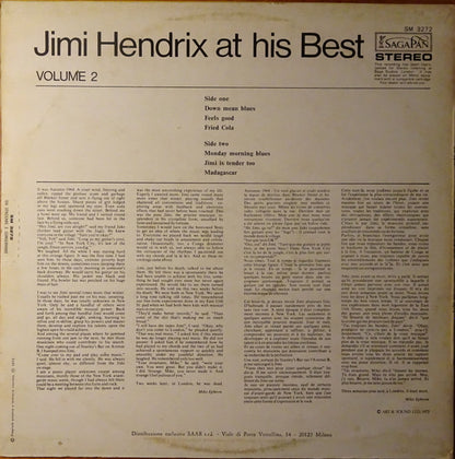 Jimi Hendrix - Jimi Hendrix At His Best (Volume 2)