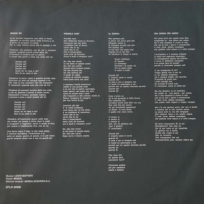 Lucio Battisti - Una Donna Per Amico