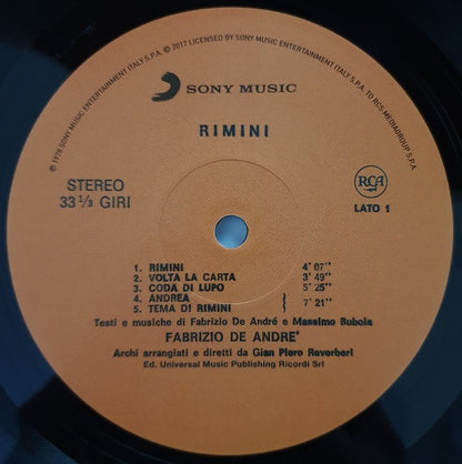 Fabrizio De André - Rimini