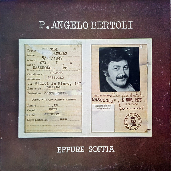 Pierangelo Bertoli - Eppure Soffia