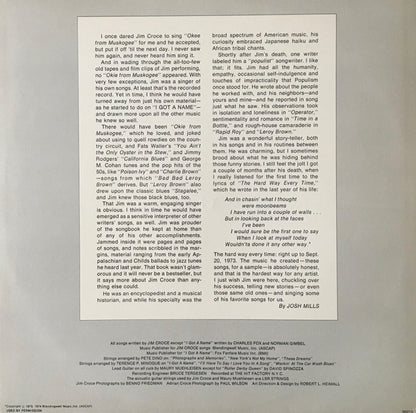 Jim Croce - Photographs & Memories: His Greatest Hits