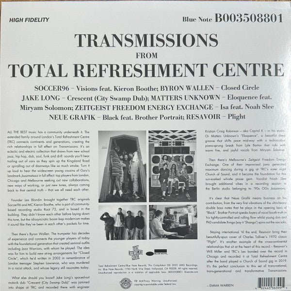 Various - Transmissions From Total Refreshment Centre (nuovo)