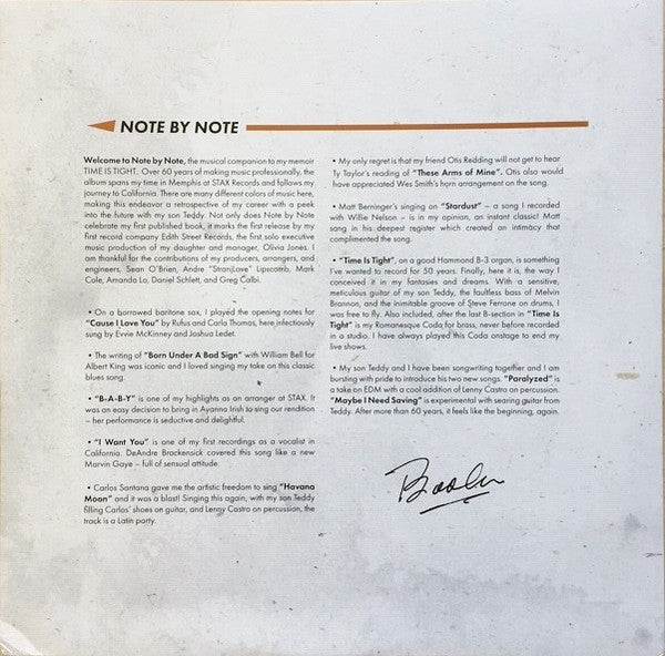 Booker T. Jones - Note By Note