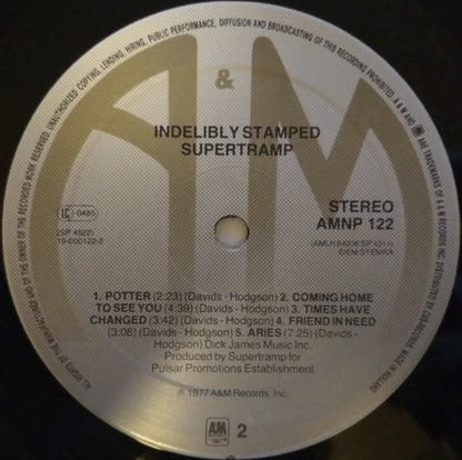 Supertramp - Indelibly Stamped