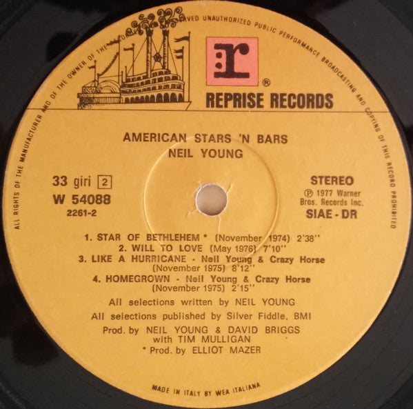 Neil Young - American Stars 'N Bars