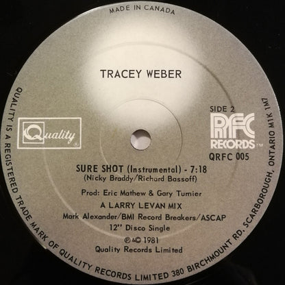 Tracy Weber - Sure Shot
