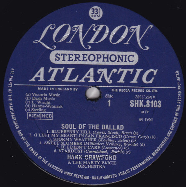 Hank Crawford - Soul Of The Ballad