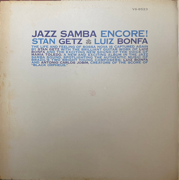 Stan Getz - Jazz Samba Encore!