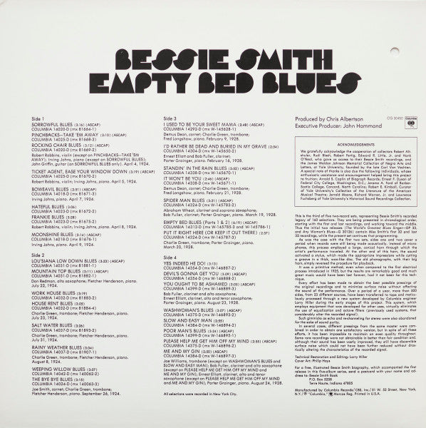 Bessie Smith - Empty Bed Blues