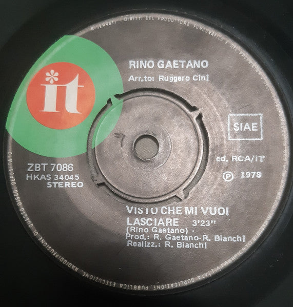 Rino Gaetano - Gianna (7")