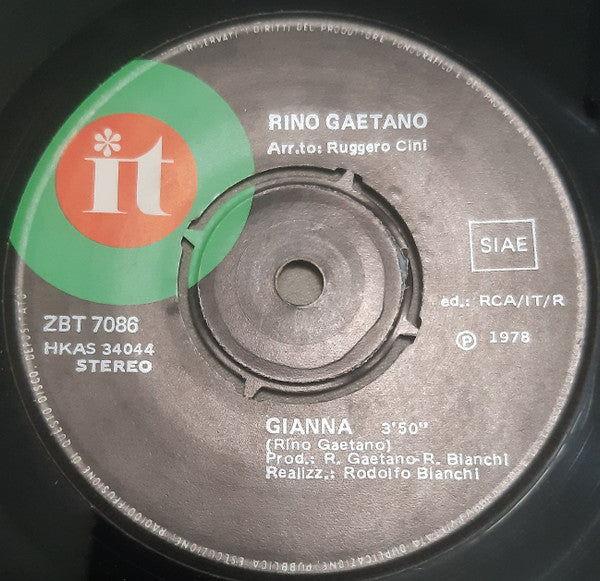 Rino Gaetano - Gianna (7")