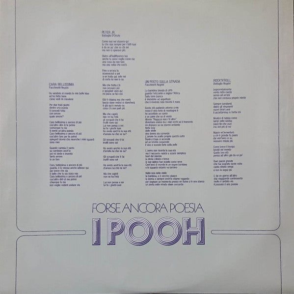 Pooh - Forse Ancora Poesia