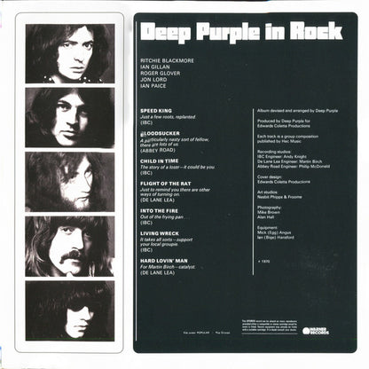Deep Purple - Deep Purple In Rock (nuovo)