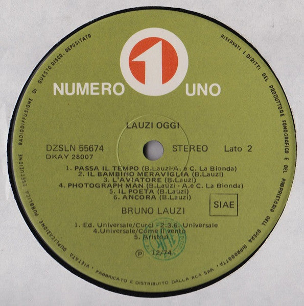 Bruno Lauzi - Lauzi Oggi