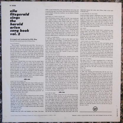 Ella Fitzgerald - Ella Fitzgerald Sings The Harold Arlen Song Book Vol. 2