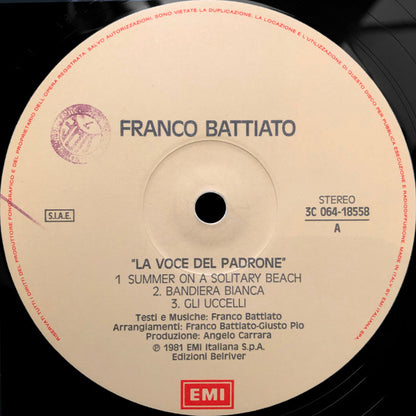 Franco Battiato - La Voce Del Padrone