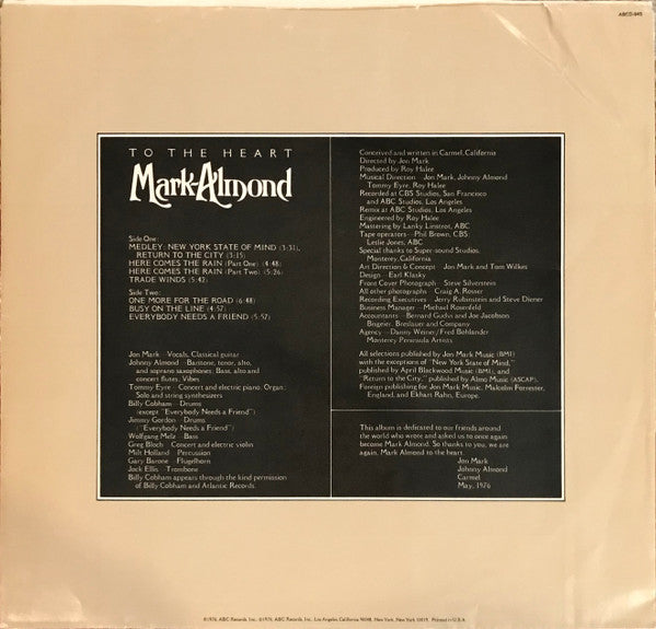Mark-Almond - To The Heart