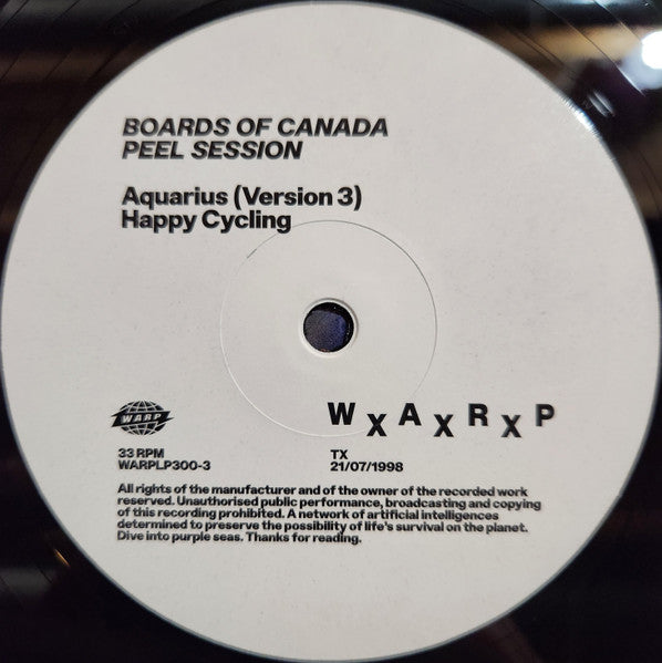 Boards Of Canada - Peel Session TX 21/07/98