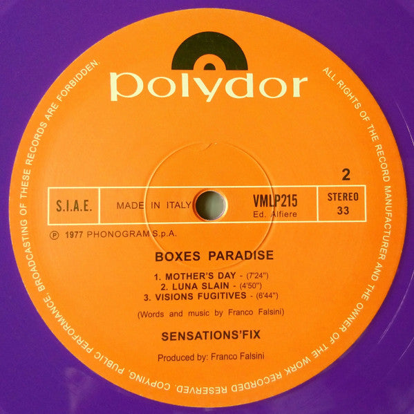 Sensations' Fix - Boxes Paradise (nuovo)